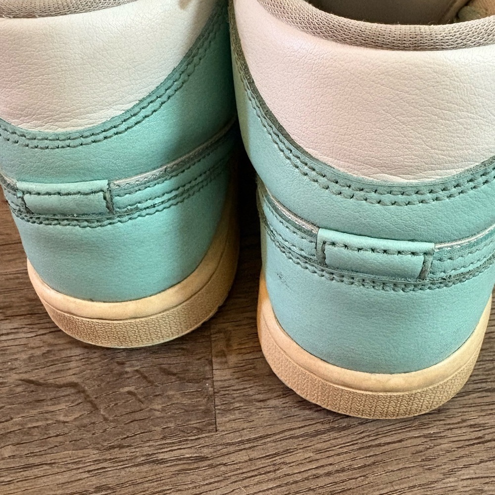 Air Jordan Sneakers - Aqua and White - Picture 4 of 8